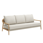 N1 Three Seater Sofa Light Teak - Image 4