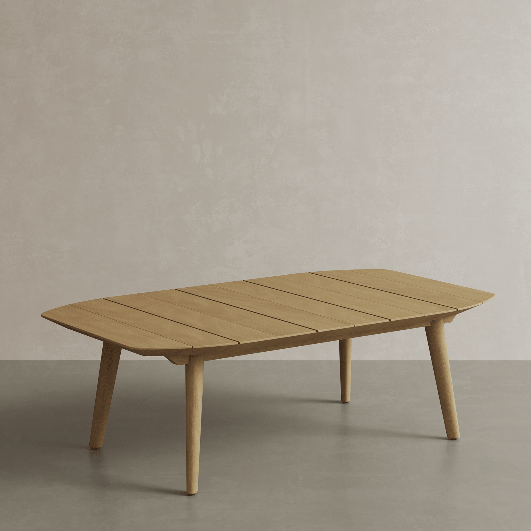 N1104_product_image_with_background N1 Coffee Table Light Teak - Image 1