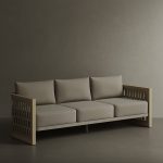 N2 Three Seater Sofa Light Teak