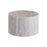 Porto Travertine Coffee Table, Grey - Image 2